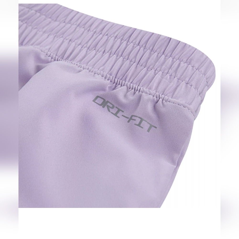 NWT Nike Little Girls Dri Fit One Woven Shorts Purple Size 6 - Picture 4 of 7